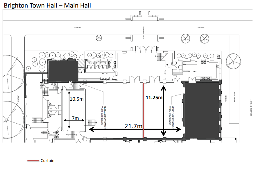 Brighton Town Hall - Floor Plan
