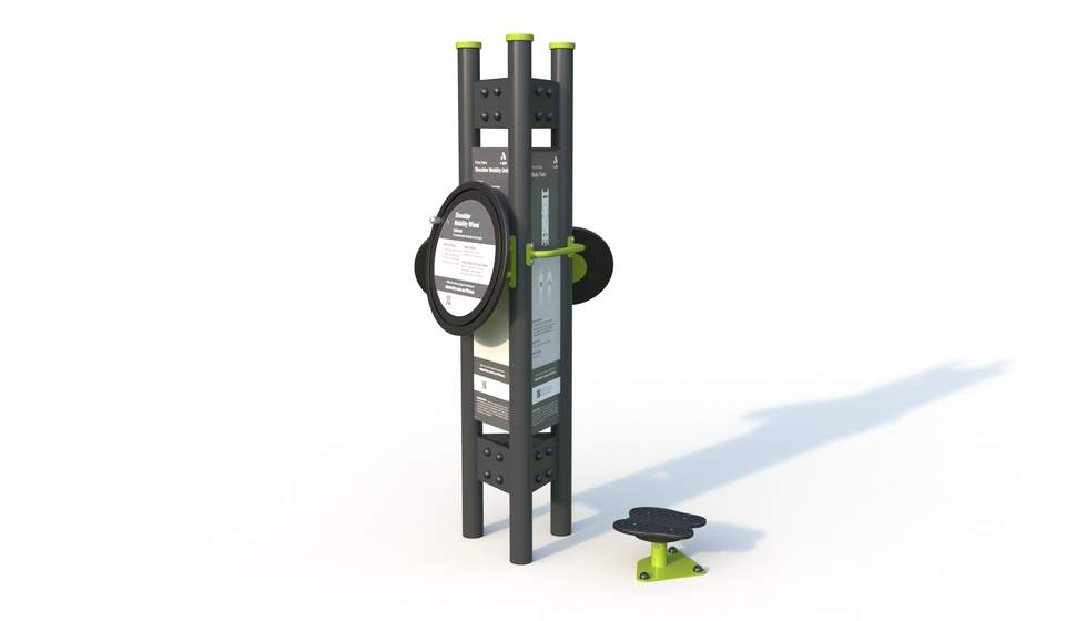 Image of example of fitness equipment that will be installed