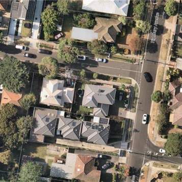 Aerial view of Charming Street Hampton East
