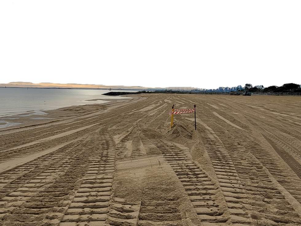Image of Dendy beach renourishment 